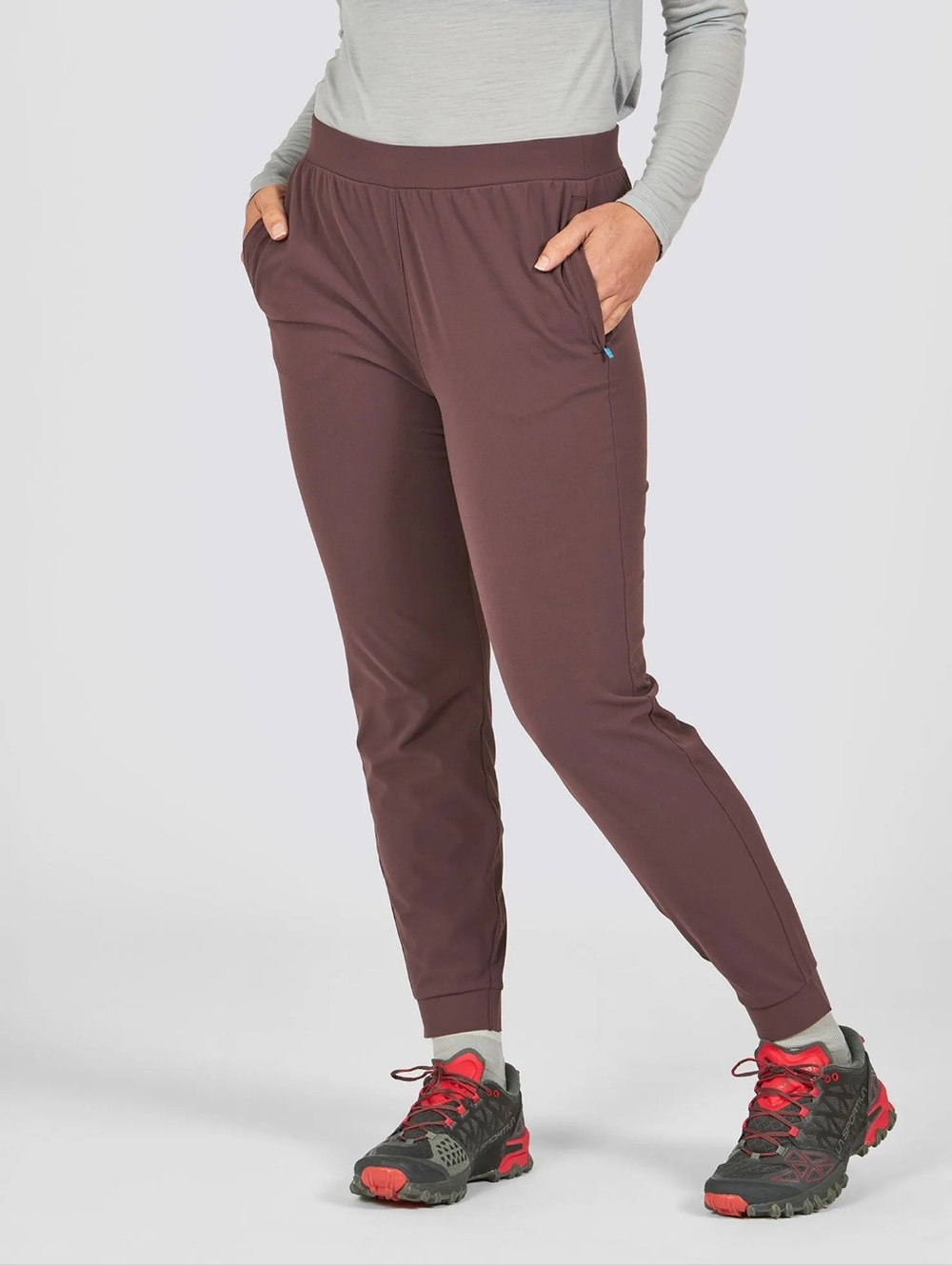 JANJI Mercury Track Pant Huckleberry Jogger Athleisure Size Small
